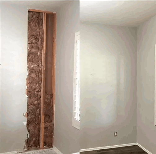 unfinished-drywall-room.png Newly installed drywall ready for taping, mudding, and painting.