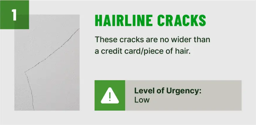 drywall-hairline-cracks.png Hairline drywall crack requiring professional drywall repair.